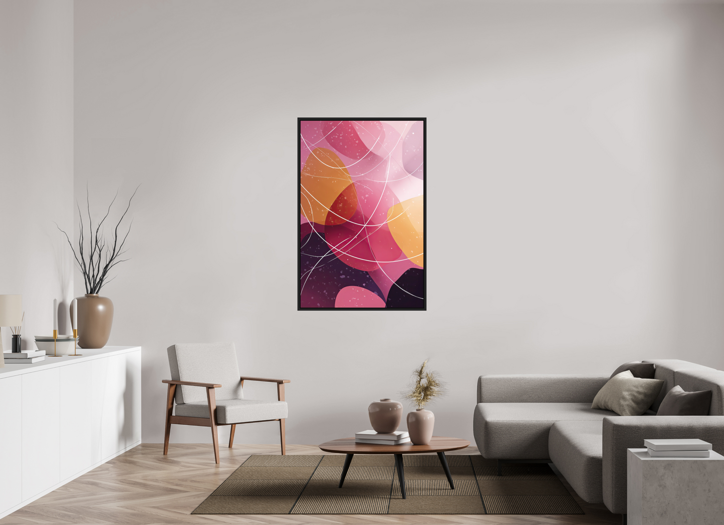 35 x 53.3″, Photo Print on Aluminum Backing with boarder Lava Lamp