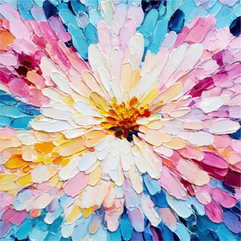 Main image Abstract Paint Flower
