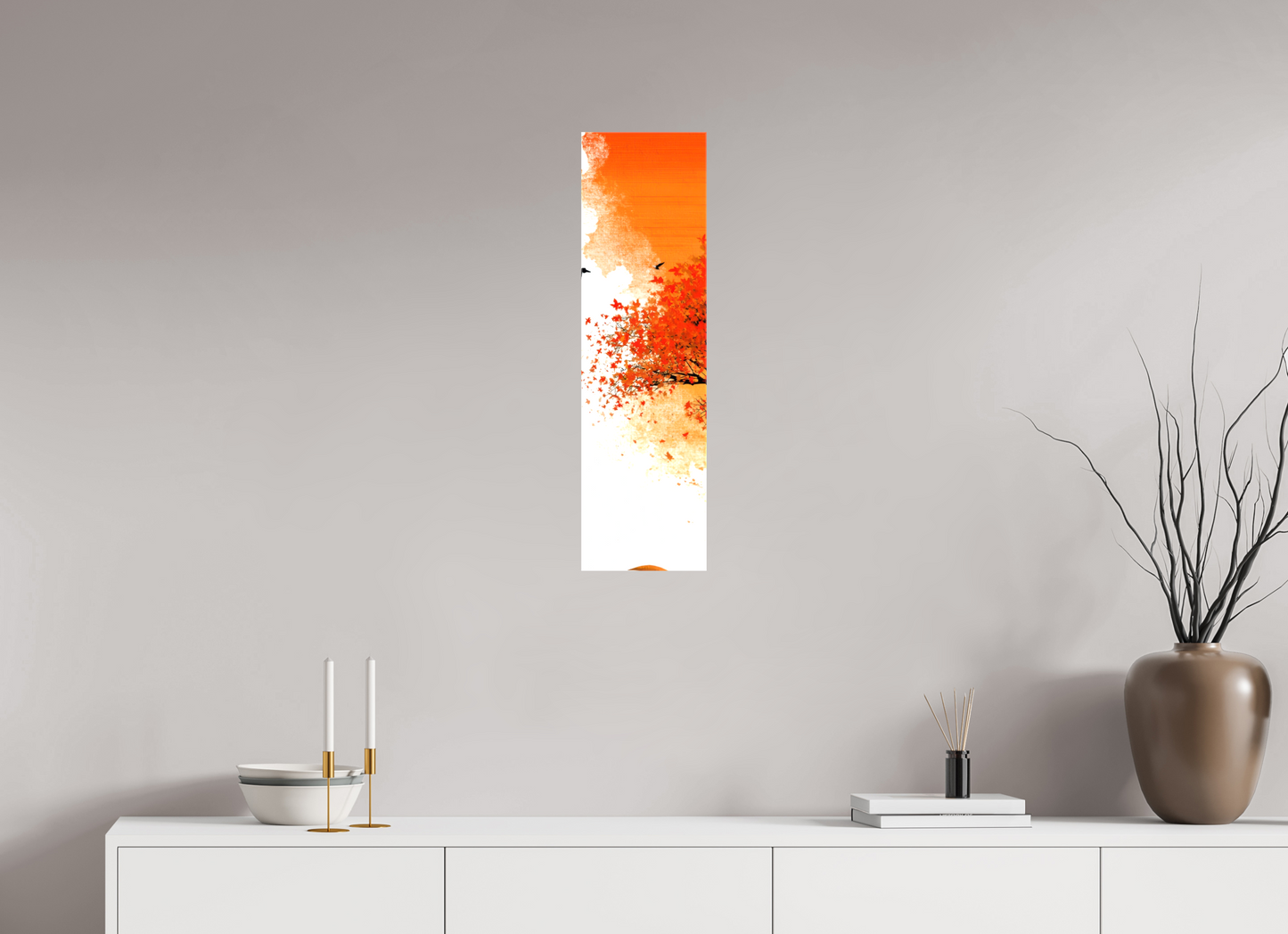 8 x 28.8″, Glossy Canvas Autumn Walk