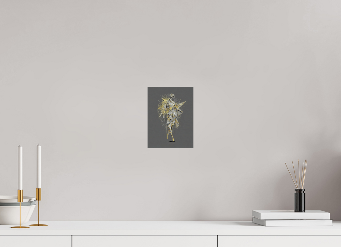 6 x 8″, Fine Art Print On Aluminum Dibond Abstract Man