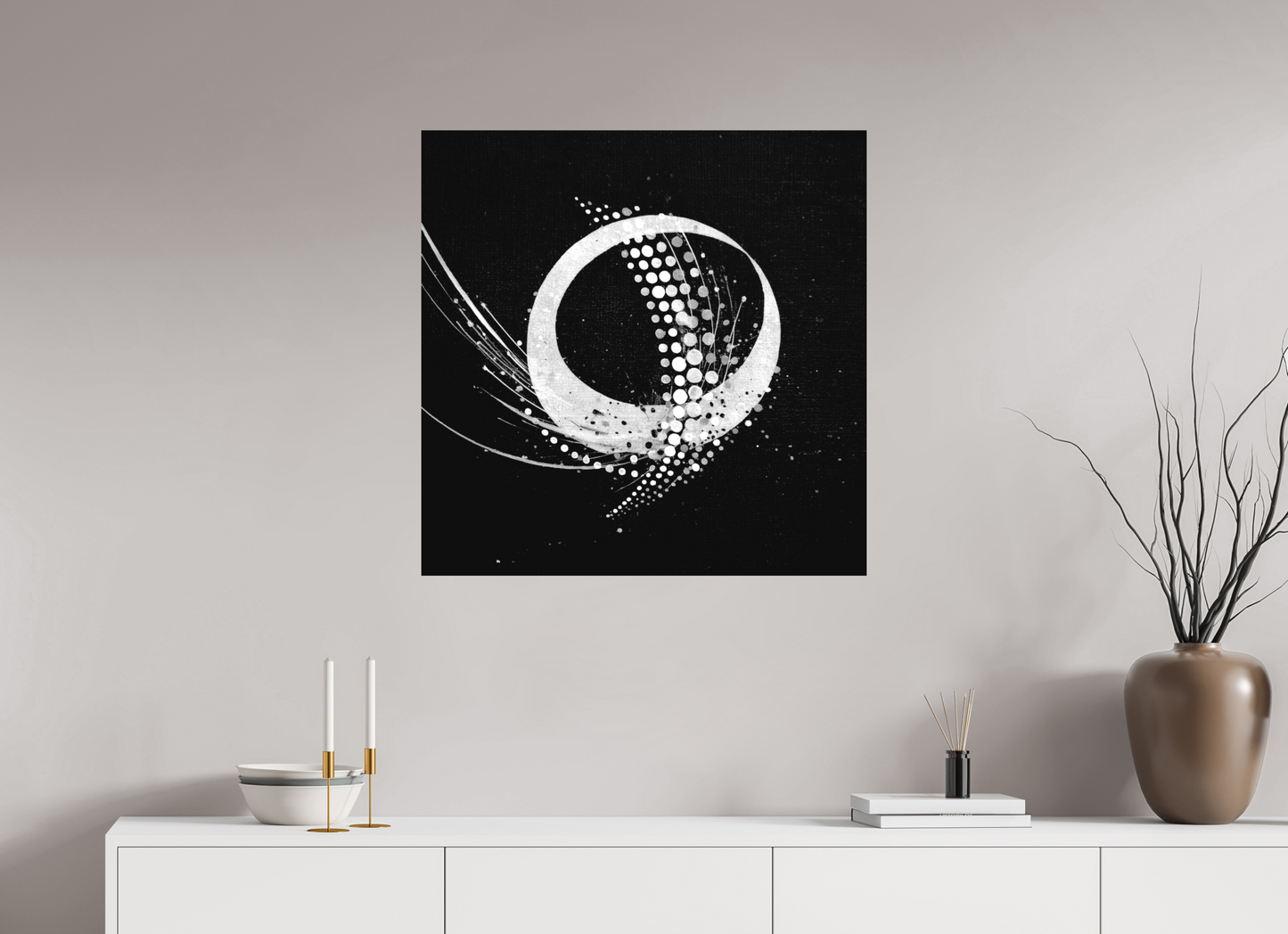 30 x 30″, Photo Print on Aluminum Backing Sputnik