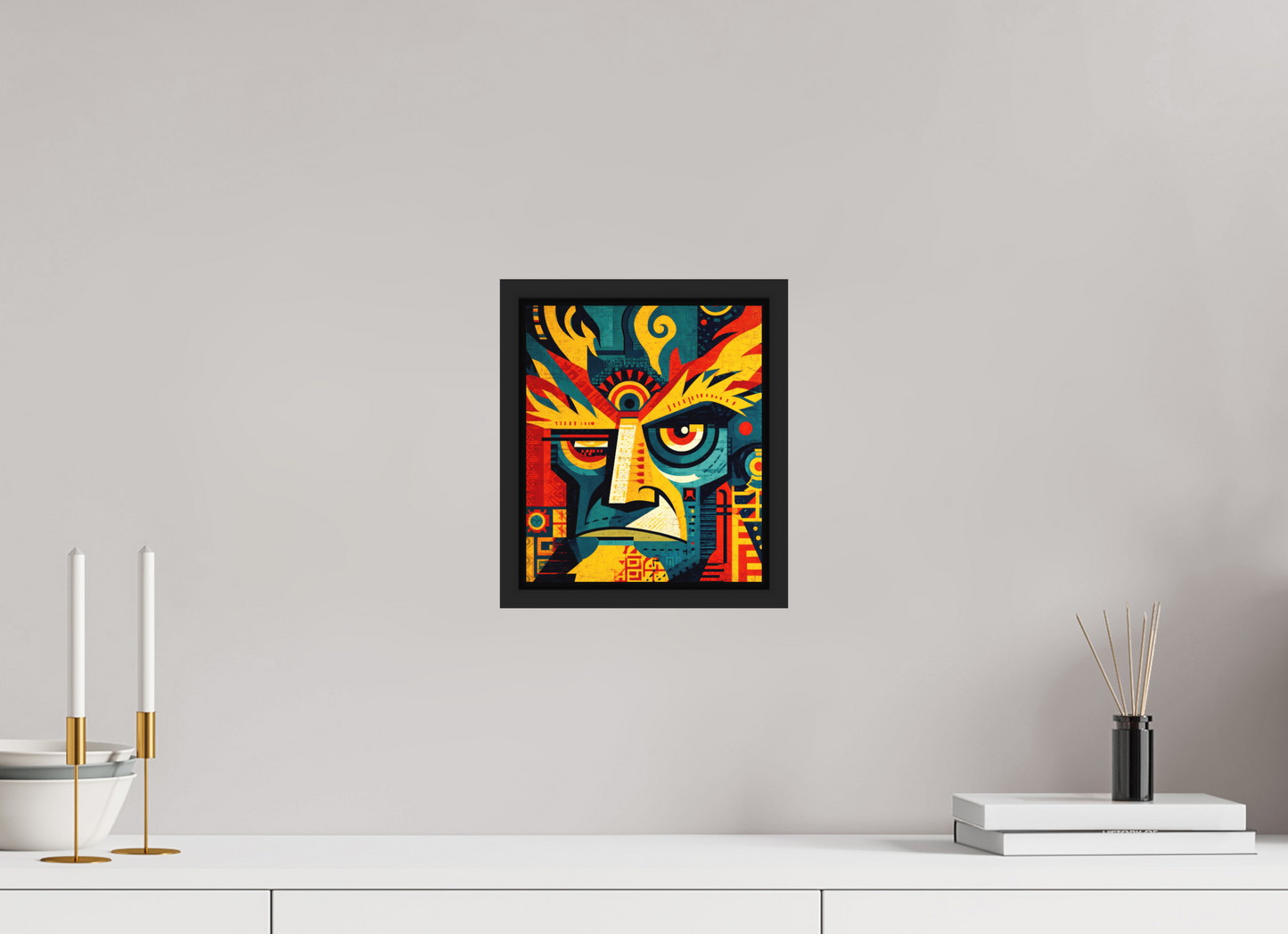 8 x 9.4″, Photo Print on Aluminum Backing with boarder Urban Tribal