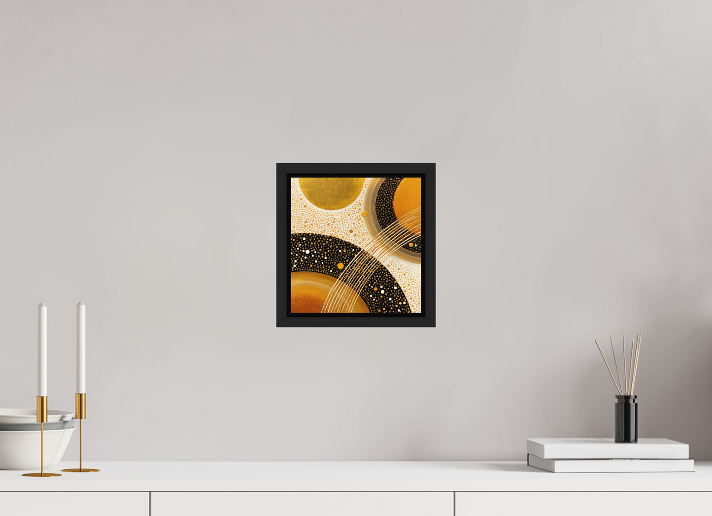 8 x 8.3″, Photo Print on Aluminum Backing with boarder Gold Embryo