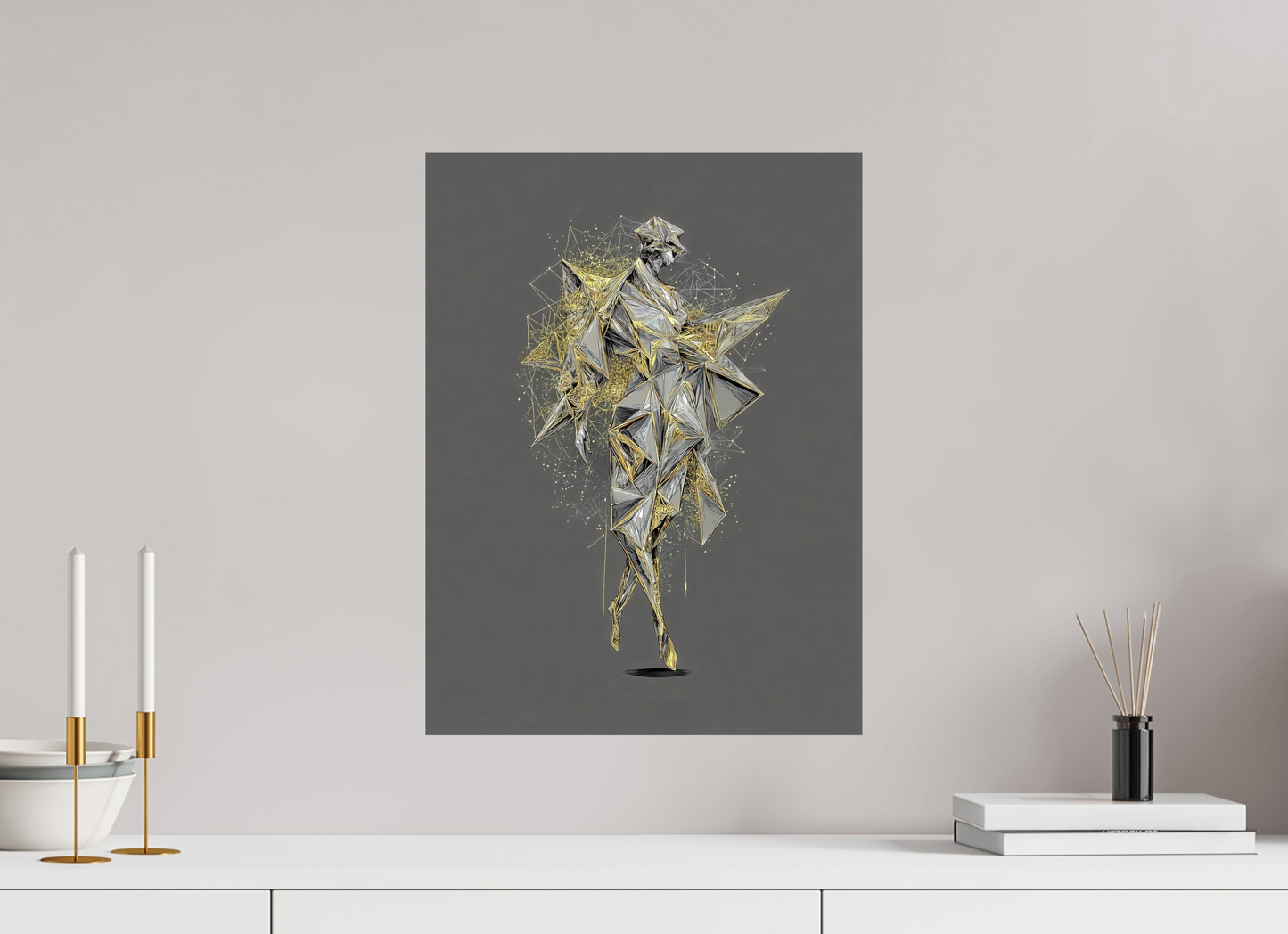 15 x 20″, Fine Art Print On Aluminum Dibond Abstract Man