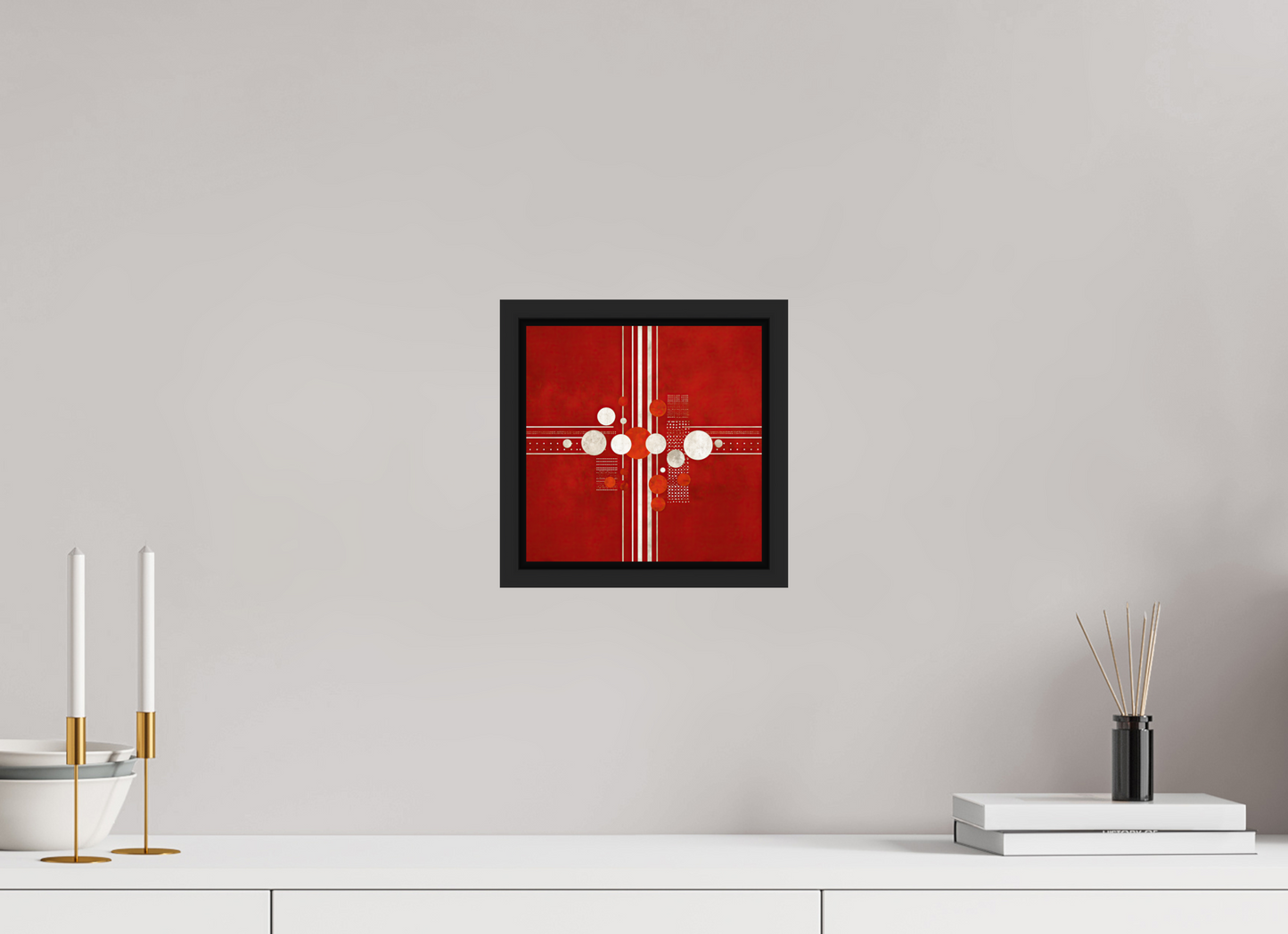 8 x 8″, Fine Art Print on Aluminum Dibond with Boarder White Line 2