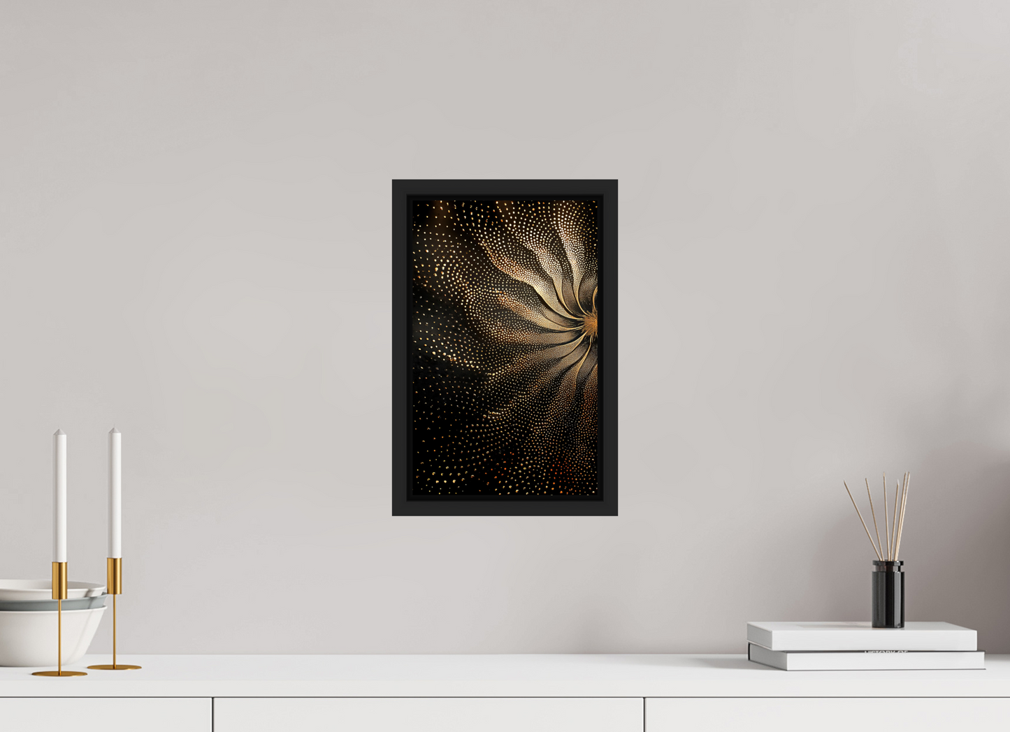 8 x 12.8″, Fine Art Print on Aluminum Dibond with Boarder Sunflower