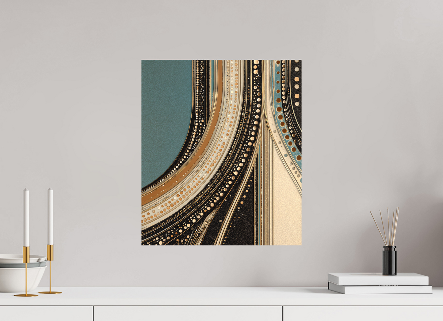 16 x 18.5″, Photo Print on Aluminum Backing Flow