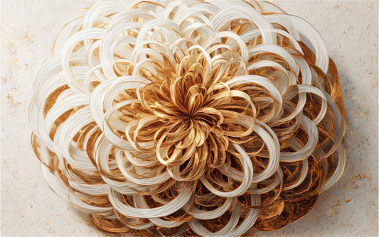 Main image Abstract Gold Flower