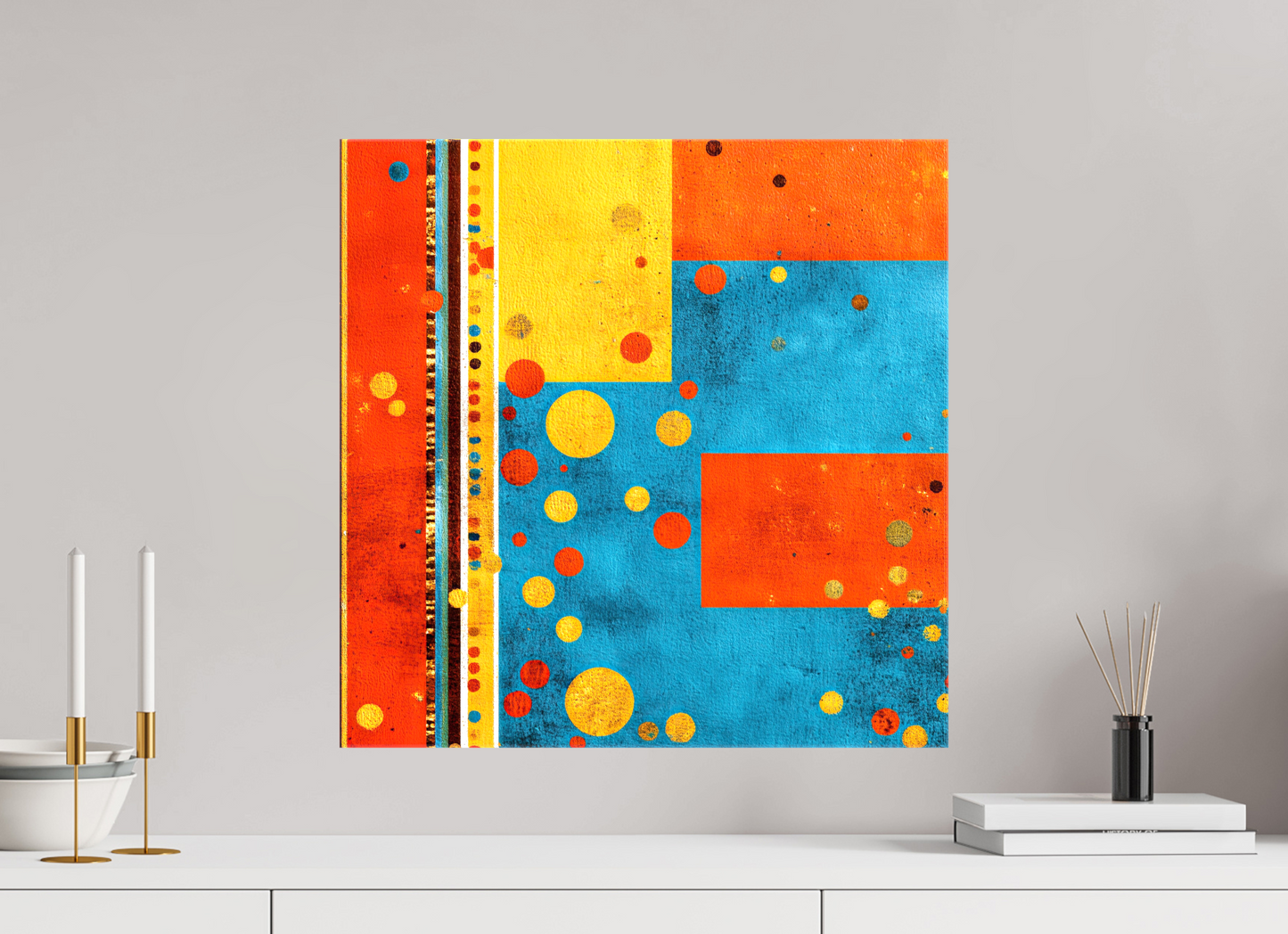 20 x 20″, Glossy Canvas Play Mat