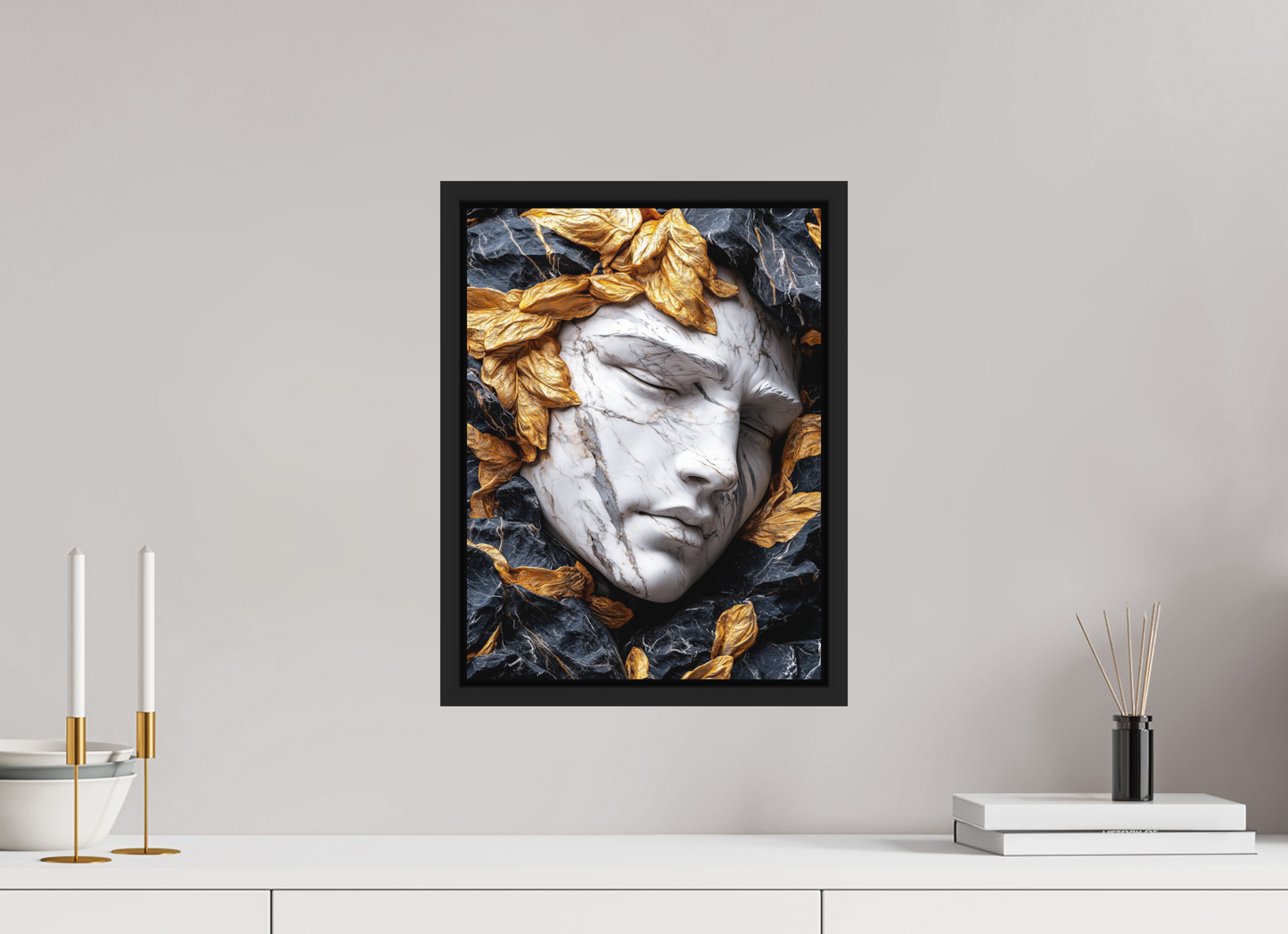 12 x 16″, Photo Print on Aluminum Backing with boarder Marble Face