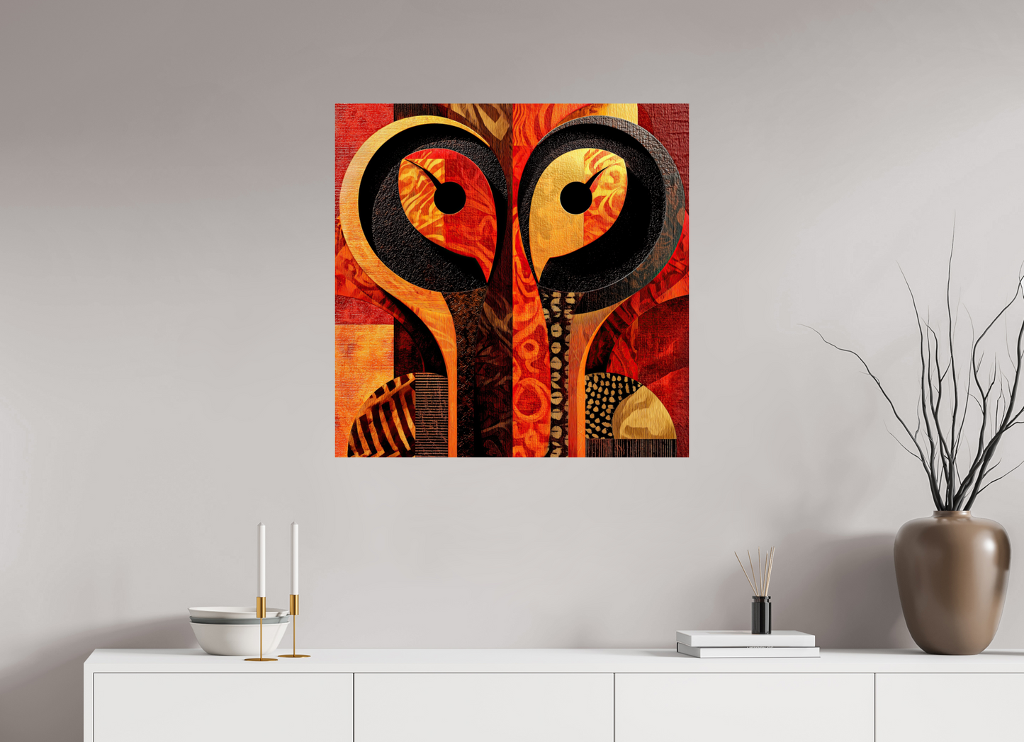 30 x 30″, Fine Art Print On Aluminum Dibond Abstract Cutout 3