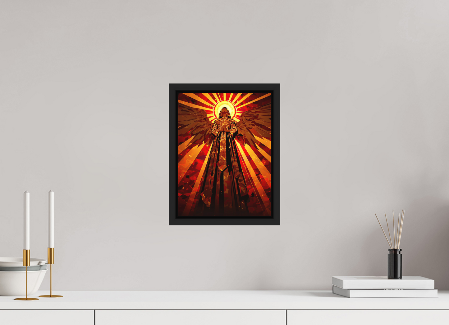 9 x 12″, Photo Print on Aluminum Backing with boarder Angel